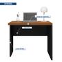 Imagem de Mesa Home Office Escritório Computador Resistente Mdp