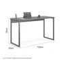 Imagem de Mesa Home Office Escrivaninha Shine 1,20 Cinza