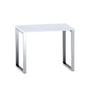 Imagem de Mesa Home Office Tubular P25 Pandin 90 CM Branco e Cinza