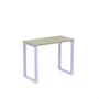 Imagem de Mesa Home Office Tubular P25 Pandin 90 CM Casablanca e Lilas