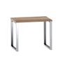 Imagem de Mesa Home Office Tubular P25 Pandin 90 CM Noce Naturale e Cinza