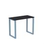 Imagem de Mesa Home Office Tubular P25 Pandin 90 CM Preto e Azul Dali