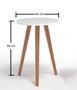 Imagem de Mesa Individual Off White Para Decorativa Lazer