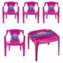 Imagem de Mesa Infantil + 4 Cadeiras Arqplast  Brinquedos  3+ anos