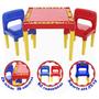 Imagem de Mesa Infantil Com 2 Cadeira Educativa Para Crianças 3827