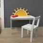 Imagem de Mesa Infantil com Cadeira e Painel Sol