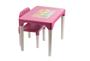 Imagem de Mesa Infantil com Cadeira Educativa Princesas Rosa menina