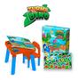 Imagem de Mesa Infantil Didática Turma Do Dino Com Divisórias