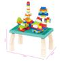 Imagem de Mesa infantil educativa com blocos de montar mega compras mc927