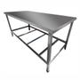 Imagem de Mesa Inox para Pizzaria com Grade Inferior 1,20 metro - Sebem