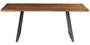 Imagem de Mesa Jantar Boston Retangular Edge Rustic Brown Base Grafite 190cm - 41900