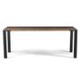 Imagem de Mesa Jantar Broadway Driftwood com Base Grafite 190cm - 40970