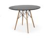 Imagem de Mesa Jantar Cozinha Eames Eiffel Com Tampo Laminado 80 Cm -