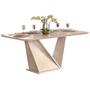 Imagem de Mesa Jantar DJ Móveis Forme/Ariel Tp Vd 180 Off White