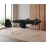 Imagem de Mesa Jantar Industrial Retangular Filadélfia Preta 137x90cm com 4 Cadeiras Eames Pretas Base Ferro B