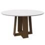 Imagem de Mesa Jantar Isabela Imbuia 135x135cm para 6 Cadeiras N Ceval