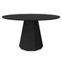 Imagem de Mesa Jantar Isis Preto 135x135cm para 6 Cadeiras N Ceval