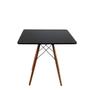 Imagem de Mesa Jantar Quadrada Eiffel 80cm Preto Mdf Charles Eames