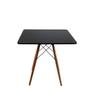 Imagem de Mesa Jantar Quadrada Eiffel 90X90 Cm Preto Mdf Charles Eames