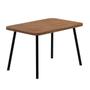 Imagem de Mesa Jantar Retangular 120cm c/ 4 Cadeiras Soft Estofada NP