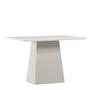 Imagem de Mesa Jantar Retangular 135 x 90 Com Vidro 3mm Lily Sem Cadeiras  ÉdeCasaMóveis