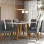 Imagem de Mesa Jantar Retangular 170 x 90 Com Vidro 3mm Lectus Sem Cadeiras - New Ceval