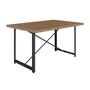 Imagem de Mesa Jantar Steel Light 4 Lugares Vermont Preto Industrial Artesano