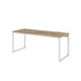 Imagem de Mesa Kuadra Diretor 180X70X75cm Estrutura Branca