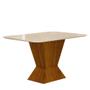 Imagem de Mesa Larissa 1,80 m Canto Copo Com Vidro