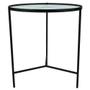 Imagem de Mesa Latera Urban Redonda Metal Preto 50x46cm - ACASA