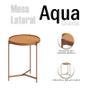 Imagem de Mesa Lateral Ambiente Aqua Grande Nature Cobre - Imcal