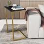 Imagem de Mesa Lateral Apoio Sofá E Decoração Jb 4775 - Allure Preto