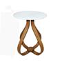 Imagem de Mesa Lateral Bella 50x60cm (pé Cebola) Vidro