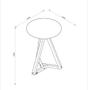 Imagem de Mesa Lateral Classic Nature - Tebarrot