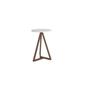 Imagem de Mesa Lateral Classic Off White Com Amêndoa - Tebarrot Móveis