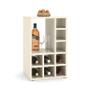 Imagem de Mesa Lateral com Adega Siena cor Off White - Comprar Móveis em Casa