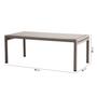 Imagem de Mesa Lateral com Tampo Alumínio 40x80cm Refúgio Cabecasa Madeiramadeira