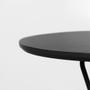 Imagem de Mesa Lateral Coup Redonda Preto e Granizo - 47x42cm