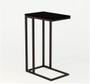 Imagem de Mesa Lateral Encaixe Preto com Tampo Preto