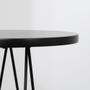 Imagem de Mesa Lateral Fancy Redonda 26x58cm  Preto