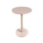 Imagem de Mesa Lateral Individual Amalfi OffWhite em MDF Redonda 34cm de Diâmetro - Sofisticação e Praticidade 