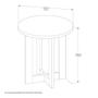 Imagem de Mesa Lateral JB 8002 Nature Bechara