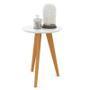 Imagem de Mesa Lateral Liv com Pés Eco Wood - Matic Móveis