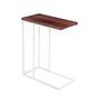 Imagem de Mesa Lateral Moderna com Compartimento para Estudo e Livros