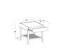 Mesa Lateral Multiuso ML-01 c/ 1 Gaveta Madeira Laca Branca - Studio Mais Stilo Imagem de Mesa Lateral Multiuso ML-01 c/ 1 Gaveta Madeira Laca Branca