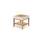Mesa Lateral Multiuso ML-01 c/ 1 Gaveta Madeira Laca Branca - Studio Mais Stilo Imagem de Mesa Lateral Multiuso ML-01 c/ 1 Gaveta Madeira Laca Branca
