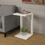 Imagem de Mesa Lateral Namur Notebook Off White Sofisticada