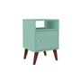 Imagem de Mesa Lateral p/ Sala RT3145 c/ 1 Porta Rustico - Movelbento