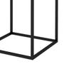Imagem de Mesa Lateral Quadrada Cube Preta 58 cm