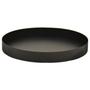 Imagem de Mesa Lateral Redonda com Bandeja Apoio Sala Aço Collie 30x60